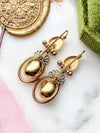 18k Victorian Etruscan Revival Earrings