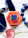 14k Vintage Lapis Lazuli Signet Ring