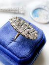 14k & Platinum Edwardian 1.65cttw Diamond Cluster Ring