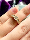 14k Vintage 1.25cttw Bezel Set Diamond Ring