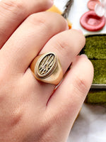 18k Vintage Signet Ring