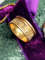 14k Native American Navajo Storyteller Ring