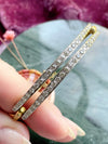 18k Vintage 2.00cttw Diamond Bangle