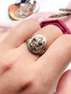 14k Antique Fleur-de-Lis Signet Ring