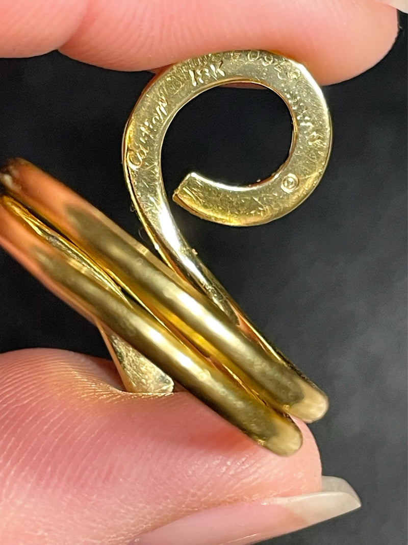 18k Vintage Dihn Van Cartier Ring