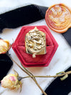 14k Art Nouveau Griffin Cigar Band