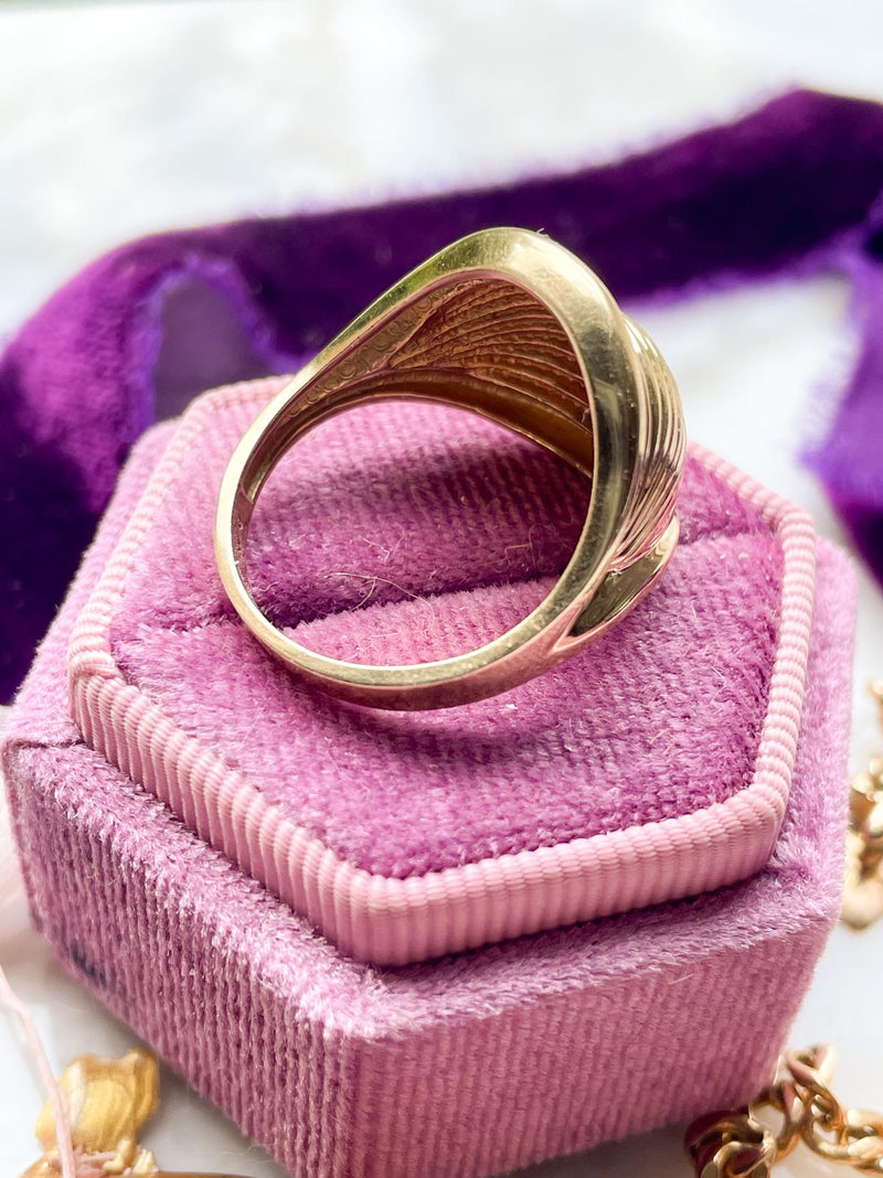 14k Vintage Fluted Ring