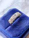 14k Vintage 0.50cttw Old Mine Cut Diamond Band