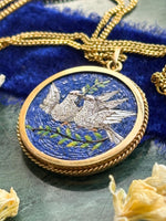 18k Victorian Micro-Mosaic Pendant