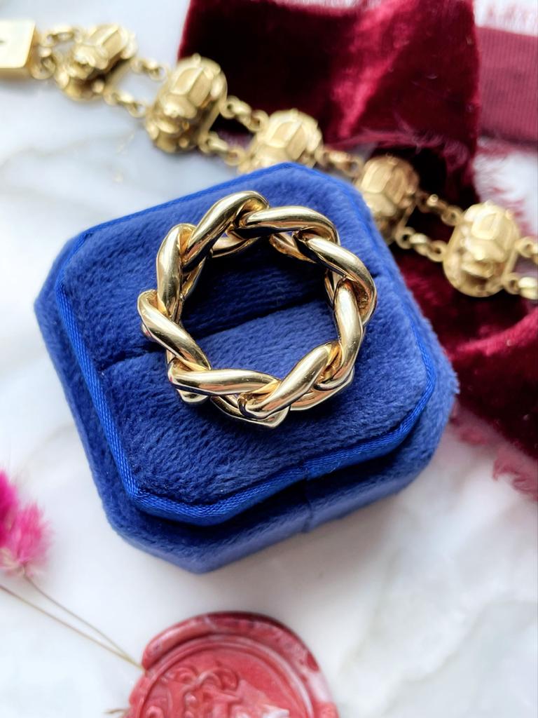 14k Curb Link Ring