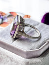 14k Art Deco 12ct Amethyst Ring