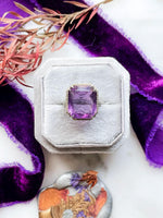 14k Art Deco 12ct Amethyst Ring