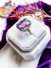 14k Art Deco 12ct Amethyst Ring