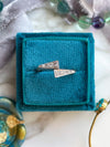 14k Vintage Diamond Spike Bypass Ring