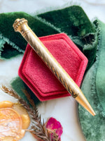 Gold Plated & Silver Art Deco Propelling Pencil