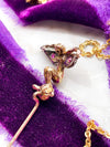 14k Art Nouveau Ruby Fairy Stickpin