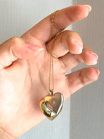 14k Vintage Diamond Puffy Heart Pendant