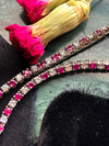 Platinum Ruby & Diamond Tennis Bracelet