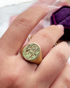 14k Vintage Signet Ring