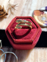 18k Vintage Coiled Snake Ring