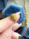 18k Vintage Scarab Hieroglyphs Ring