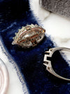 Platinum Vintage Ring-Dant Diamond Dinner Ring