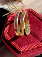 18k Vintage Coiled Snake Ring