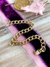 14k Curb Link Bracelet